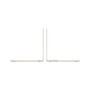 MacBook Air 15.3" Retina/Apple M3 (CPU 8- core, GPU 10- core, Neural Engine 16- core)/16GB/512GB - Starlight - INT KB (2024) (US